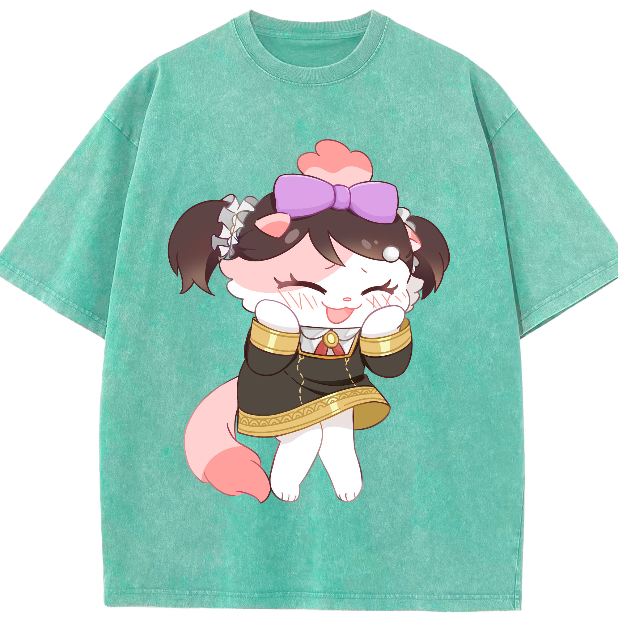 （画像用） SPY×FAMILY间谍家家酒 綿100% ヴィンテージ風 半袖Tシャツ（フロントプリント）
